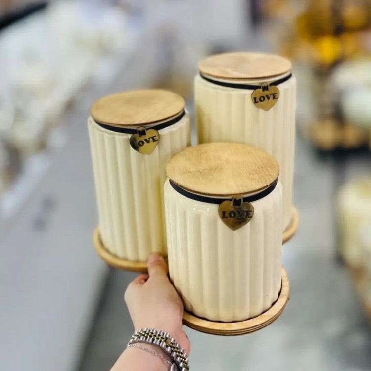 پاسماوری ۳تایی درب چوبی